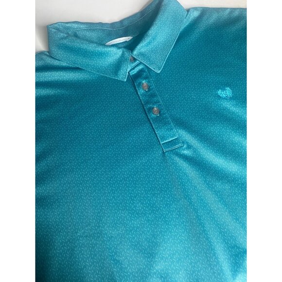 Panhandle Performance Polo Shirt Mens XL Teel Green Active Preppy Sports - Picture 4 of 7